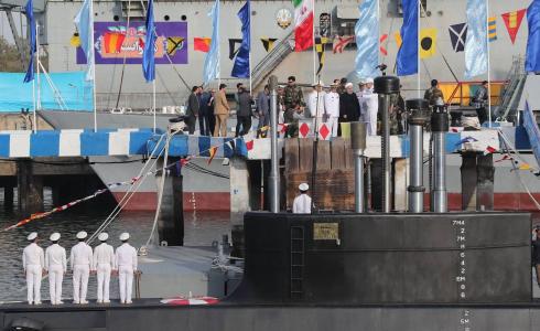 إطلاق غواصة الفاتح في مرفأ بندر