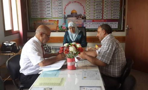 مدير تعليم الوسطى يزور المدارس مع بداية العام الدراسي