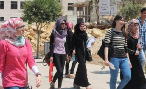 طالبات في جامعة بيرزيت