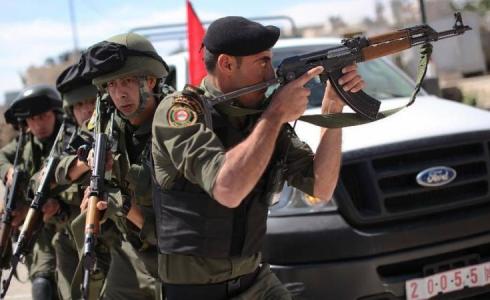 قوات الامن الفلسطينية