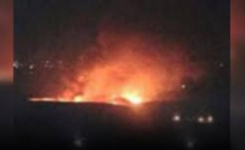 القصف الصاروخي الإسرائيلي لمنطقة المزة بدمشق