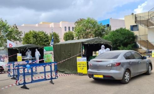 نقطة فحص الكورونا في كفر مندا