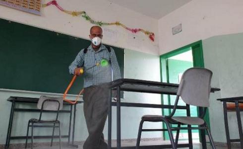 تعقيم الصفوف المدرسية- سلفيت