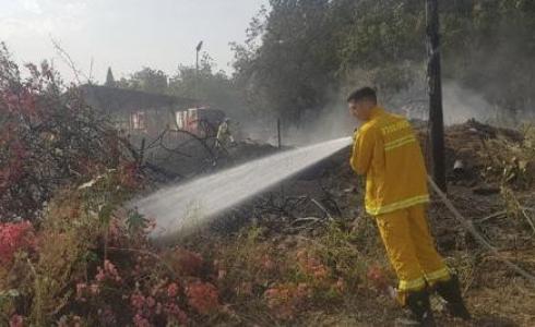 تجدد الحرائق في قريتي الدحى ونين بالجليل الأسفل