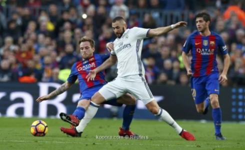 من مباراة ريال مدريد وبرشلونة