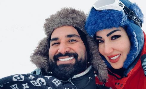 سمية الخشاب وأحمد سعد