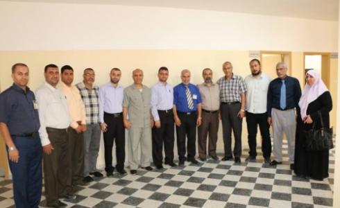 وفد من نقابة المعلمين 