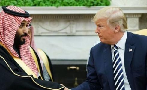 الرئيس الامريكي ترامب وولى العهد السعودي بن سلمان -ارشيف-