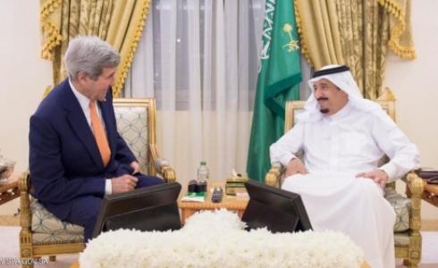 أرشيفية للقاء سابق بين الملك سلمان وكيري