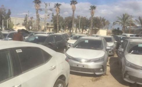 إدخال سيارات من معبر رفح