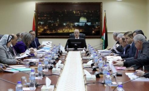 اجتماع  مجلس الوزراء في رام الله