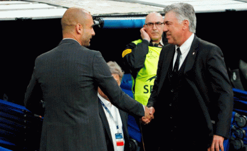  بيب جوارديولا وكارلو أنشيلوتي