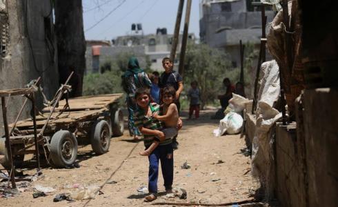 أحد الأحياء السكنية في غزة - أرشيفية -