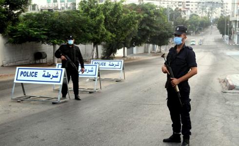 اجهزة الامن بغزة تنقذر قرارات حظر التجوال 