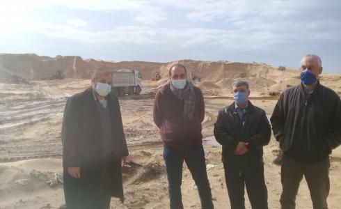 غزة : الاقتصاد تتابع عمل المقالع في محافظات القطاع كافة