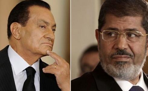 مرسي ومبارك يتواجهان لأول مرة في قاعة المحكمة