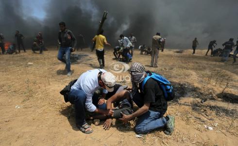 أحداث مليونية العودة على حدود قطاع غزة أمس الاثنين