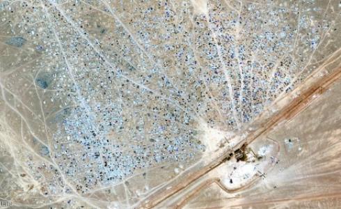 مخيم الركبان على الحدود السورية الأردنية / أرشيفية