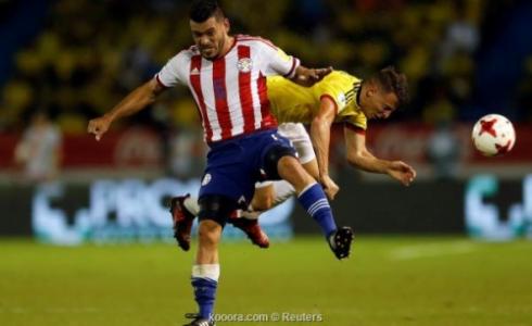 جانب من مباراة أوروجواي واكوادور