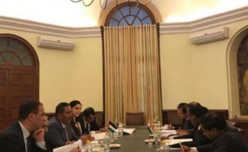 المشاورات السياسية بين فلسطين والهند