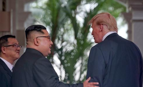 دونالد ترامب وكيم جونغ أون