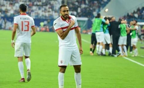 لاعب نادي الزمالك محمود عبدالمنعم كهربا .