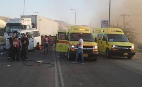 10 إصابات إثر حادث طرق قرب القدس