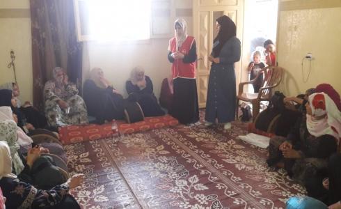 لجان العمل النسائي يعقد ورشة اجتماعية حول العنف الأسري