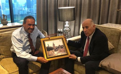 الرجوب يلتقي رئيس المجلس الأولمبي الآسيوي