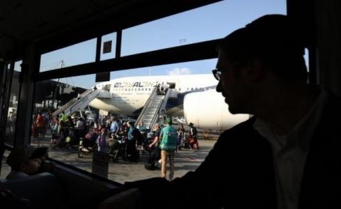 توقف حركة الطيران في مطار اللد