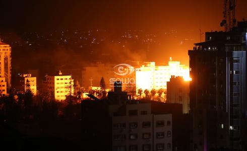 غارة اسرائيلية على غزة