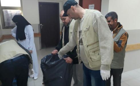 صورة حملة تنظيف مجمع ناصر الطبي