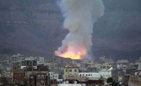 غارة للتحالف على موقع للحوثيين في صنعاء