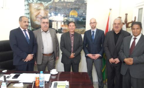 أبو شمالة يستقبل مدير مؤسسة 'فريدريتش إيبرت' الألمانية