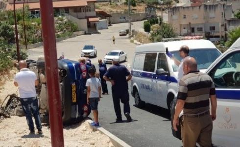 إصابة شاب بجراح خطيرة في حادث طرق في طمرة