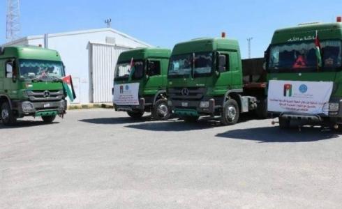 قافلة مساعدات أردنية - ارشيف