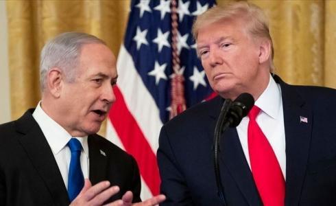 الرئيس الأميركي دونالد ترامب و نتنياهو 