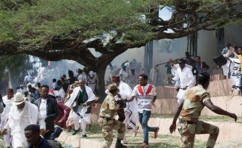 من احتجاجات إثيوبيا