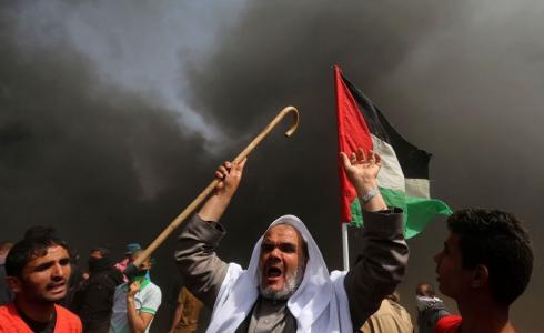 من المسيرات السلمية على حدود غزة -صورة تعبيرية-
