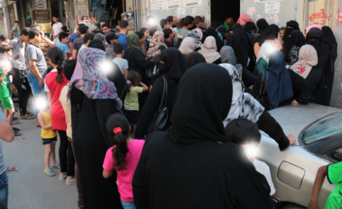 مساندةً للأسر المحتاجة في منطقة الدرج