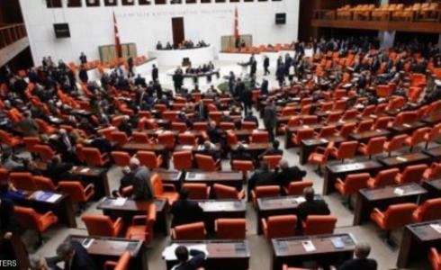 البرلمان التركي أثناء إحدى جلساته في أنقرة (أرشيف)