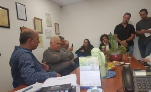 مدير وزارة جودة البيئة يتفقد المشاريع البيئية في أم الفحم