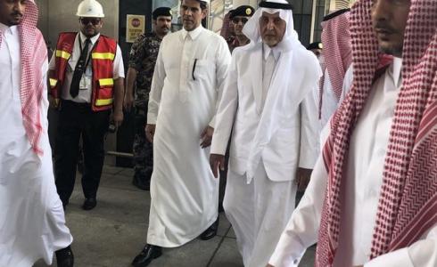 أمير مكة المكرمة يعلن تشكيل لجان للتحقيق بحريق قطار الحرمين