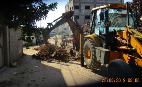 تمديد خطوط صرف صحي