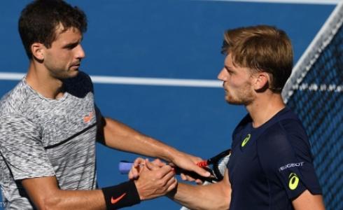 اللاعبان ديميتروف وسيرينا