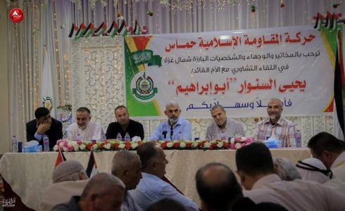 النائب حماد يشارك في لقاء لوجهاء ومخاتير ورجال إصلاح شمال غزة