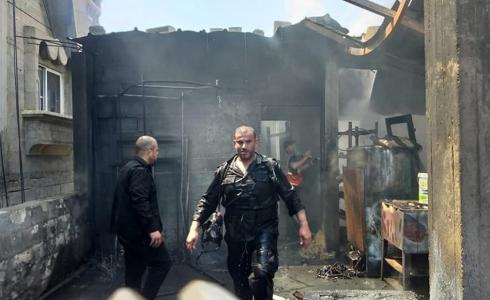 الدفاع المدني يُخمد حريقًا شب بأحد المنازل شمال غزة