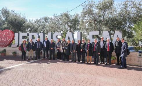 جامعة القدس تستضيف رؤساء ونواب رئيس سبع جامعات بريطانية