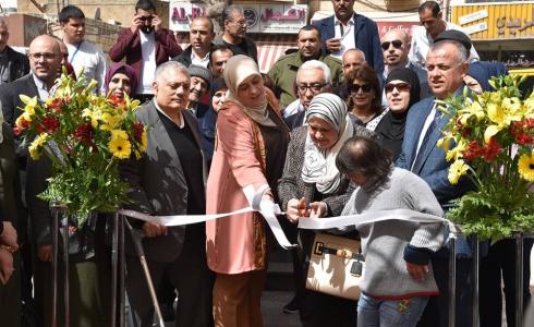 وزيرة شؤون المرأة هيفاء الأغا تفتتح معرضاً لمنتوجات نسوية - أرشيفية