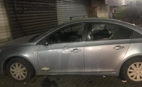 سيارة تضررت جراء شجار كفر مندا